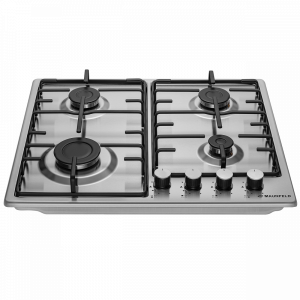 Газовая варочная панель Maunfeld EGHS.64.3STS-ES/G Inox вид сверху