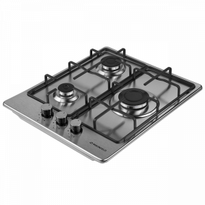 Газовая варочная панель Maunfeld EGHS.43.3STS-ES Inox вид сбоку