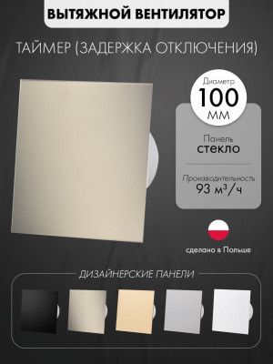 Вытяжной вентилятор airRoxy dRim100TS-C176