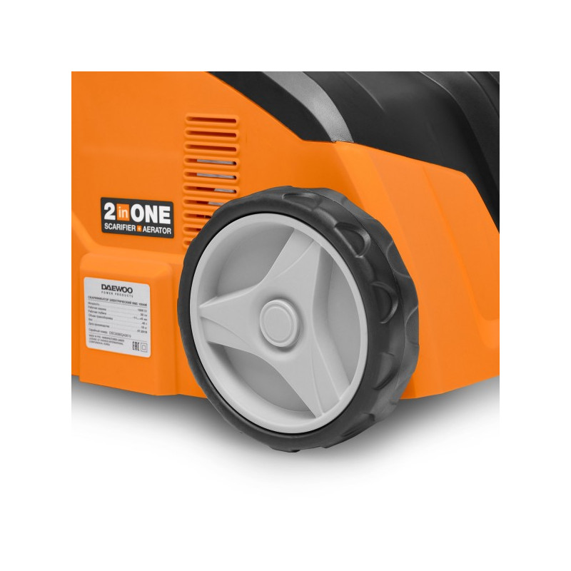 Корпус и колеса из ABS пластика аэратор-скарификатора Daewoo Power DSC 1500E