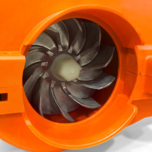 Воздуходувка-пылесос электрическая Daewoo Power DABL 3000E изнутри