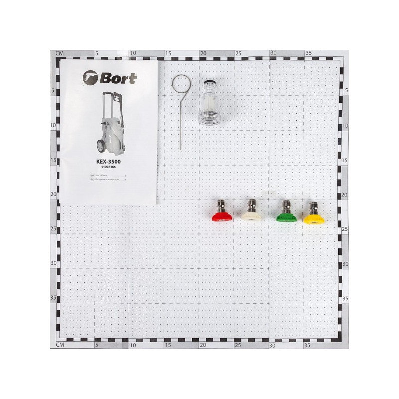 Мойка высокого давления Bort KEX-3500 - комплектация