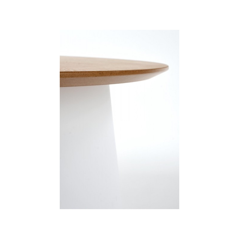 Журнальный столик Halmar Azurra натуральный/ белый с основанием из полипропилена