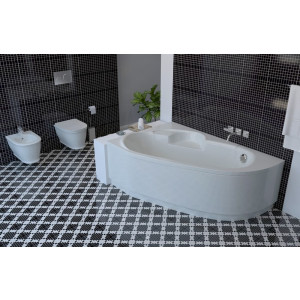 Ванна акриловая Lavinia Boho Bell Pro 170x110 R в интерьере