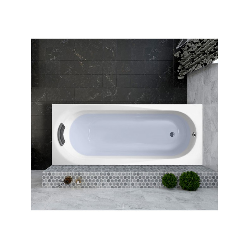 Ванна акриловая Lavinia Boho Biore 160x70 (с подголовником) в интерьере