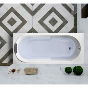 Ванна акриловая Lavinia Boho Bristol 160x75 (с подголовником) в интерьере