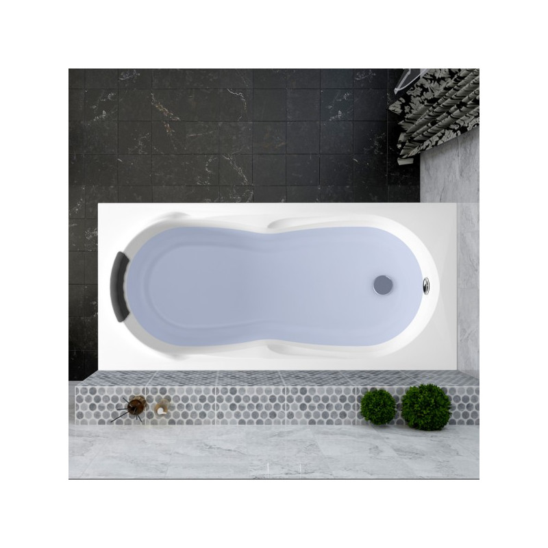 Ванна акриловая Lavinia Boho Easter Pro 170x75 (с подголовником) в интерьере