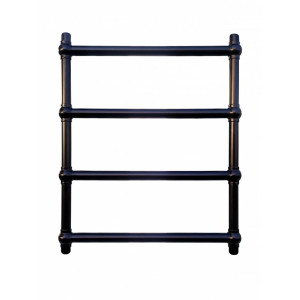 Полотенцесушитель Fincopper FCR 500x630 НП черный вид спереди