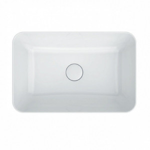 Фото сверху умывальника Kerama Marazzi Plaza 55x36 PLR.wb.55