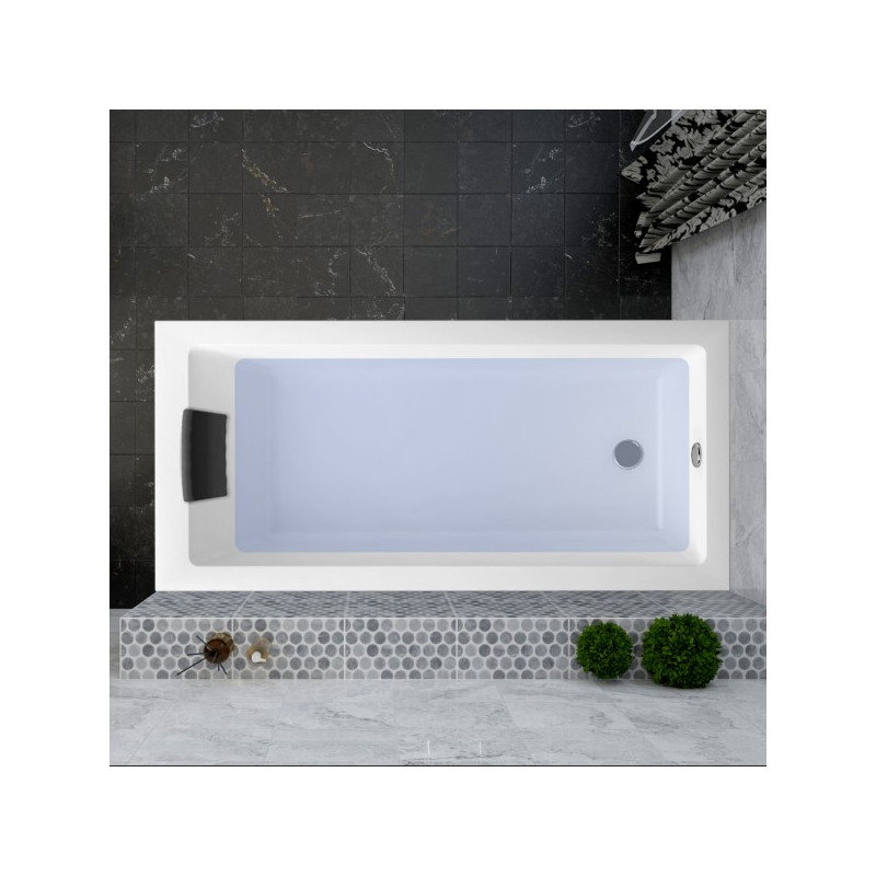 Ванна акриловая Lavinia Boho Element 170x80 (с подголовником) в интерьере