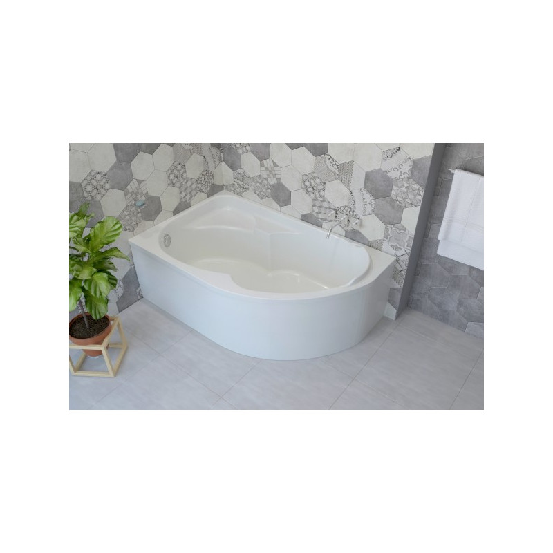Ванна акриловая Lavinia Boho Grance Hill 170x105 L в интерьере