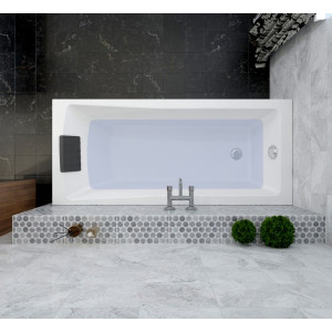 Ванна акриловая Lavinia Boho One 150x70 (с подголовником) в интерьере