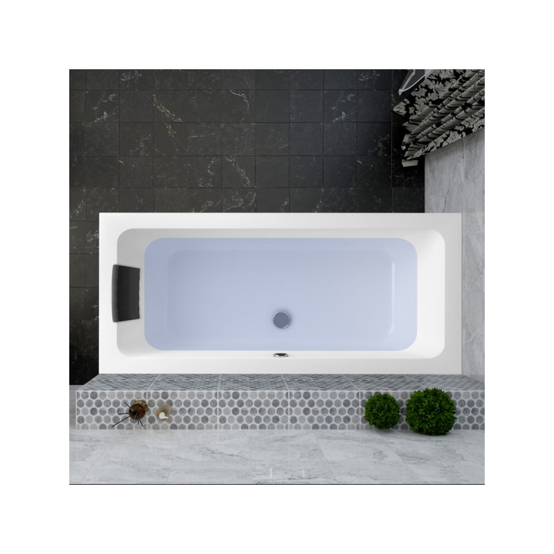 Ванна акриловая Lavinia Boho Pure 180x80 (с подголовником) в интерьере