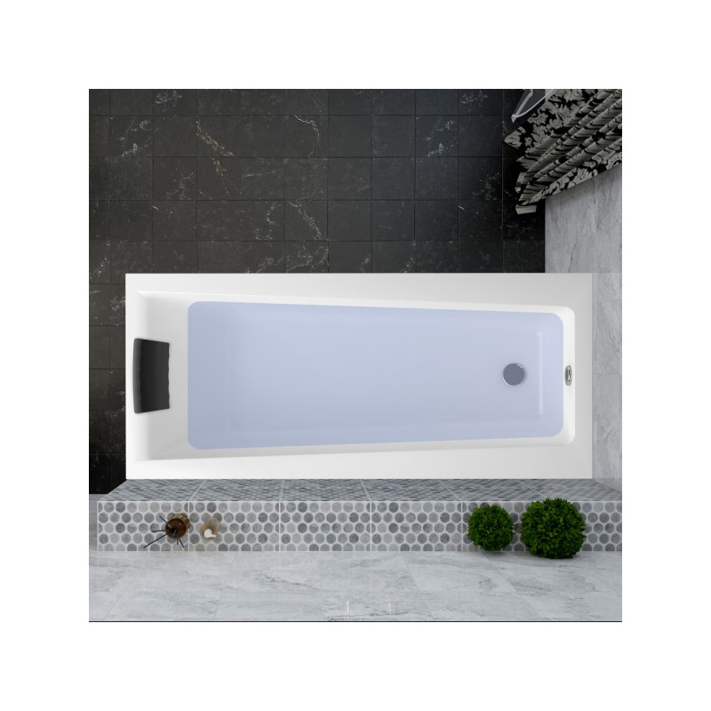 Ванна акриловая Lavinia Boho Rock 150x75 (с подголовником) в интерьере