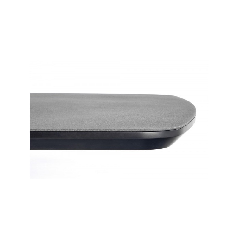 Кухонный стол Halmar Fangor темно-серый/черный угол стола