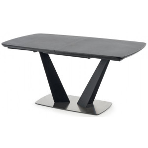 Кухонный стол Halmar Fangor темно-серый/черный