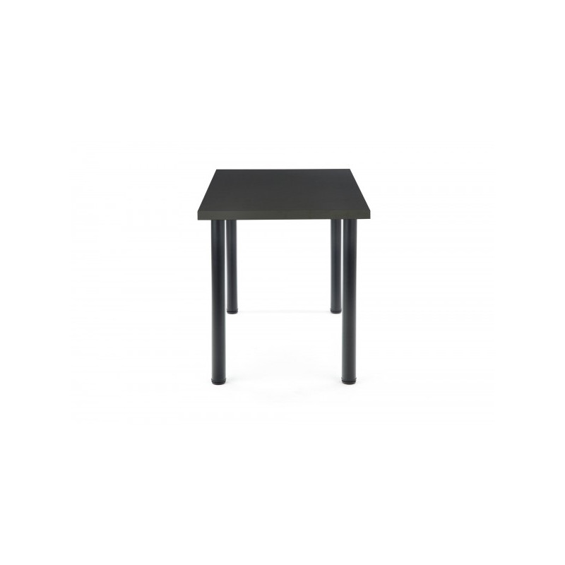 Кухонный стол Halmar Modex 2 90х60 антрацит/черный вид сбоку