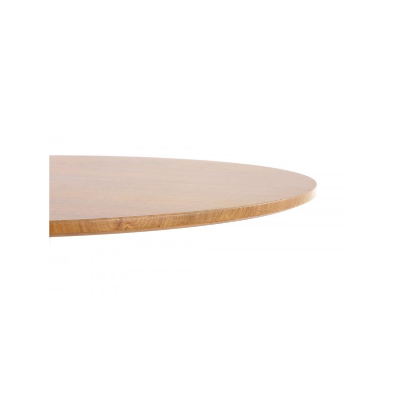 Кухонный стол Halmar Sting натуральный/белый вид сбоку