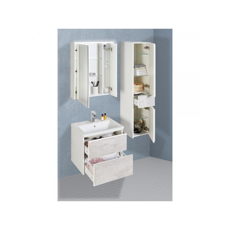 Шкаф с зеркалом Roca Ronda 60 ZRU9303007 в интерьере