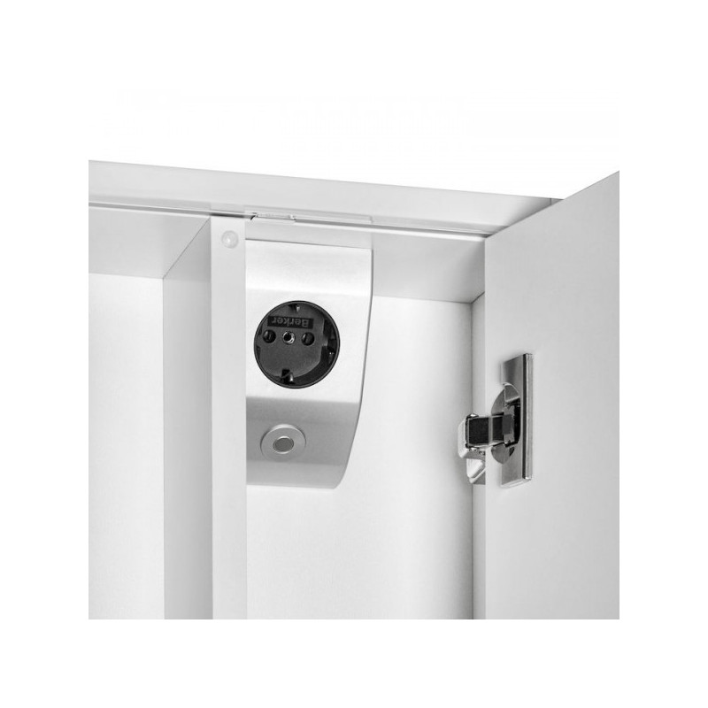 Шкаф с зеркалом Roca Ronda 60 ZRU9303007 розетка