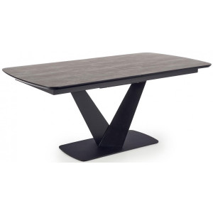 Кухонный стол Halmar Vinston темно-серый/черный