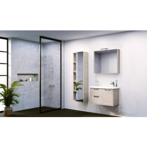 Шкаф-пенал Roca Etna 857303445 (с зеркалом) в интерьере