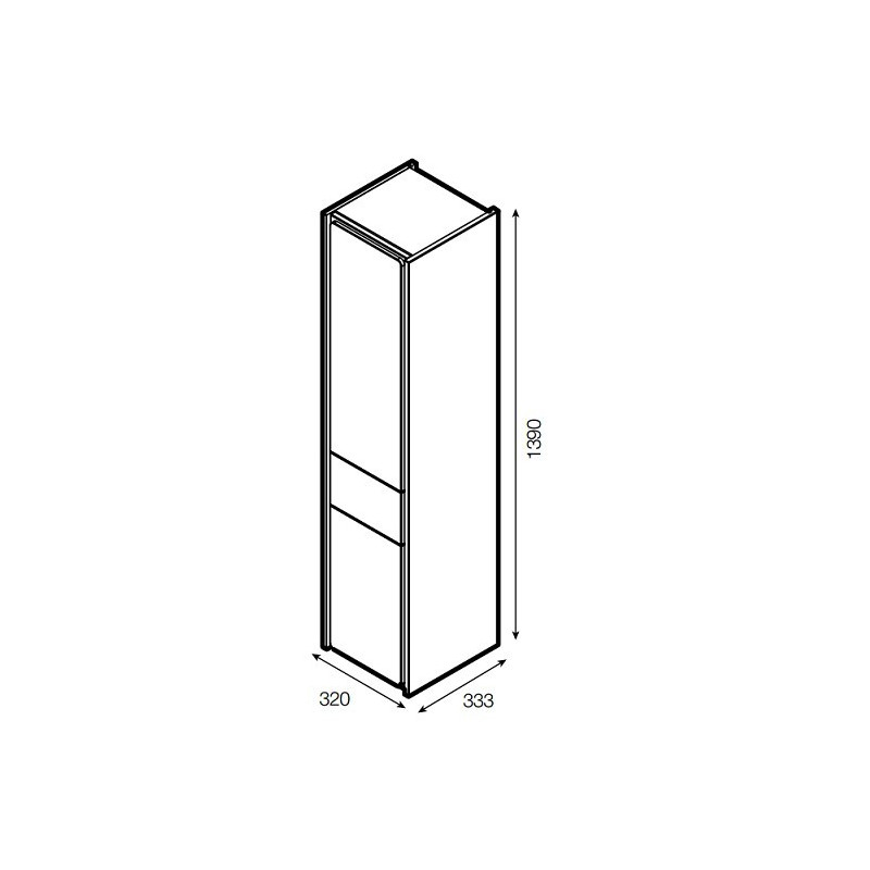 Шкаф-пенал Roca Ronda R ZRU9303006