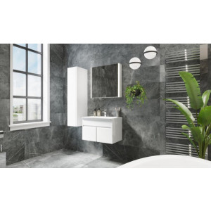 Шкаф-пенал Roca Up L ZRU9303013 в интерьере