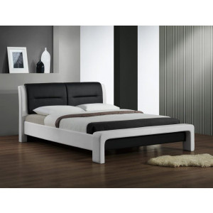 Кровать Halmar Cassandra 160x200 белый/черный