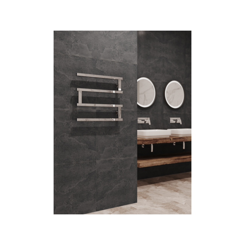 Полотенцесушитель Stinox Optima 500x600 БП (1/2") на стене