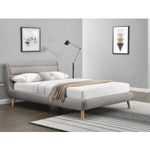 Кровать Halmar Elanda 160x200 светло-серый