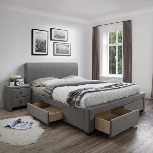 Кровать Halmar Modena 160x200 серый