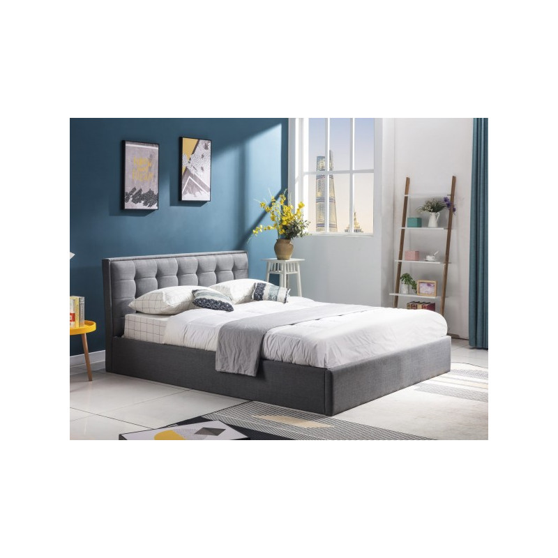 Кровать двуспальная Halmar Padva 160x200 серый