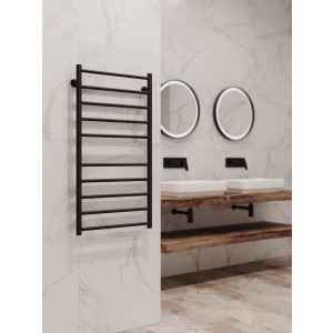 Полотенцесушитель Stinox Toscana 500x1000 НП (1/2") черный на стене