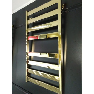 Полотенцесушитель Stinox Sanremo 500x800 НП (1/2") золотой сбоку