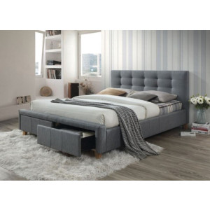 Кровать Signal Ascot 160x200 серый