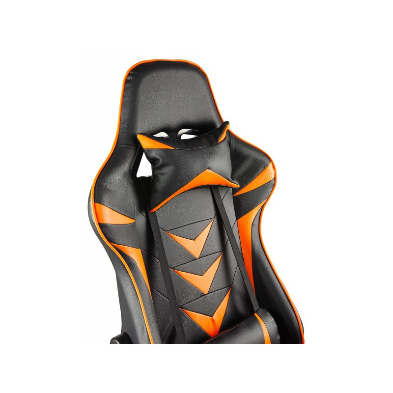 Кресло геймерское Calviano Mustang черный/оранжевый спинка