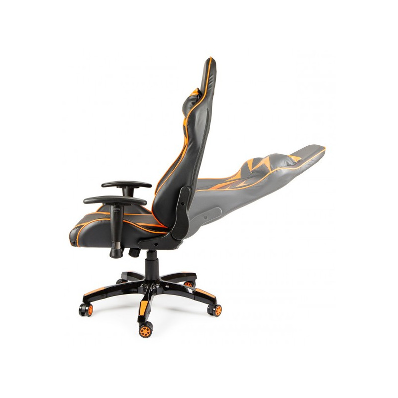 Кресло геймерское Calviano Mustang черный/оранжевый регулируеа