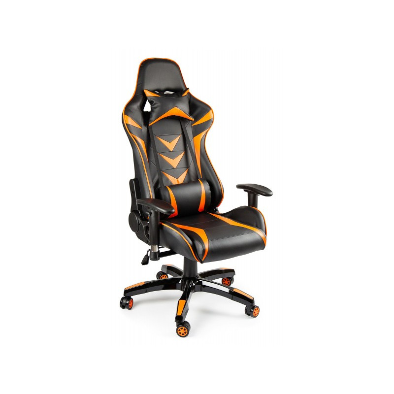 Кресло геймерское Calviano Mustang черный/оранжевый