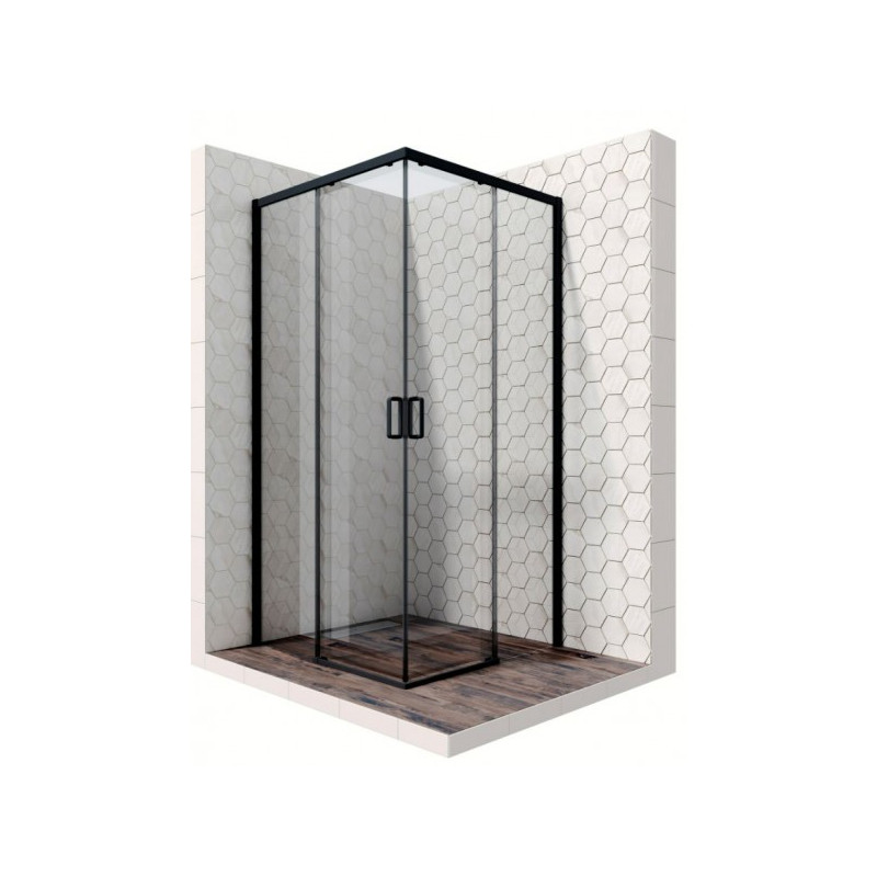 Душевой уголок Ambassador Queen Black  90х90 11011203