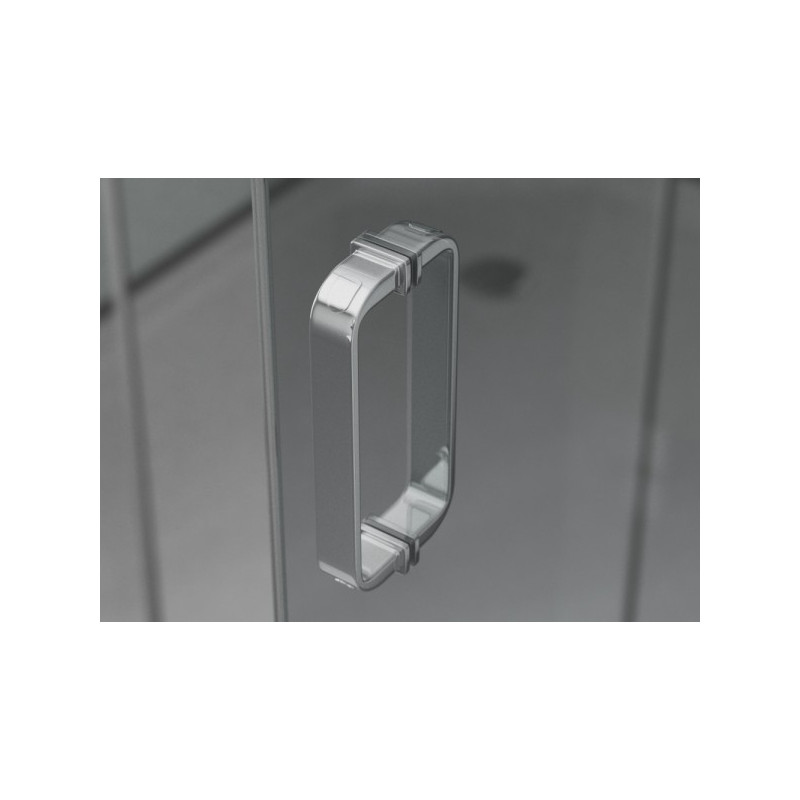 Душевой уголок Ambassador Queen Black  100х100 11011204 ручка