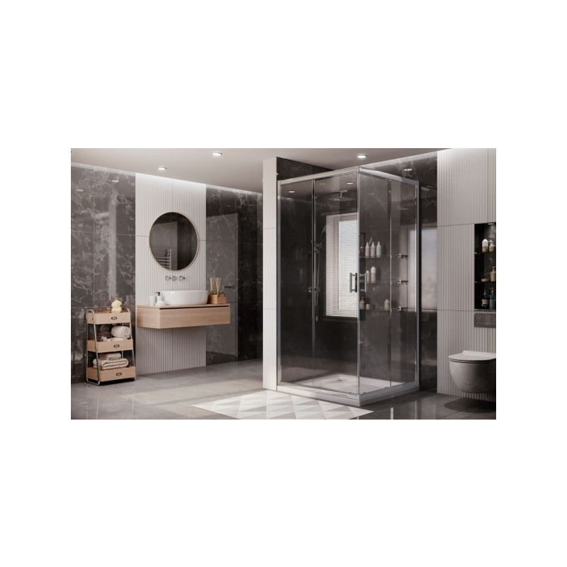 Душевой уголок Ambassador Kingston 90х90 14011102 в ванной