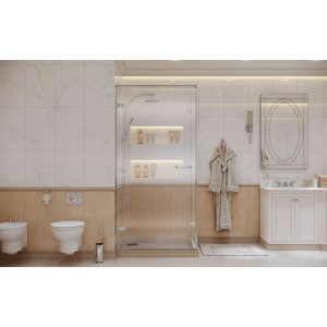 Душевой уголок Ambassador Abner 90х90 10011101L в ванной