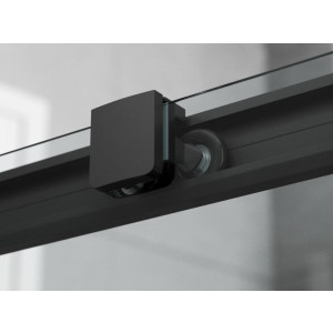 Душевой уголок Ambassador Queen Black 100х100 11011202 направляющие