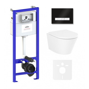 Инсталляция c унитазом Laviniа Boho Relfix Biore Rimless 75110177