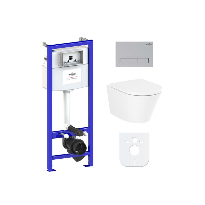 Инсталляция c унитазом Laviniа Boho Relfix Biore Rimless 77040099