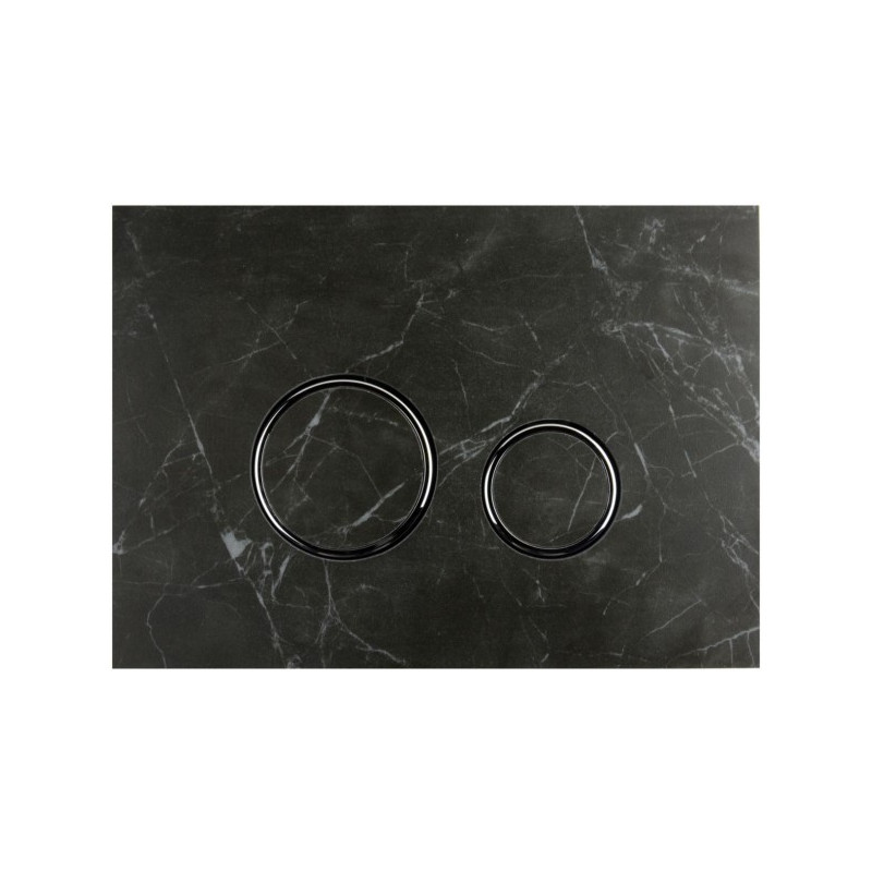 Кнопка смыва Lavinia Boho Relfix 38050902 зеленый камень/ хром