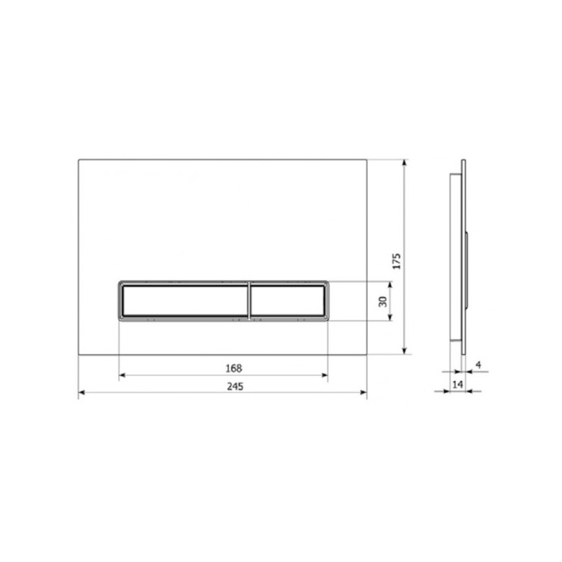 Кнопка смыва Lavinia Boho RelFix RelFix 3805005T венге размеры