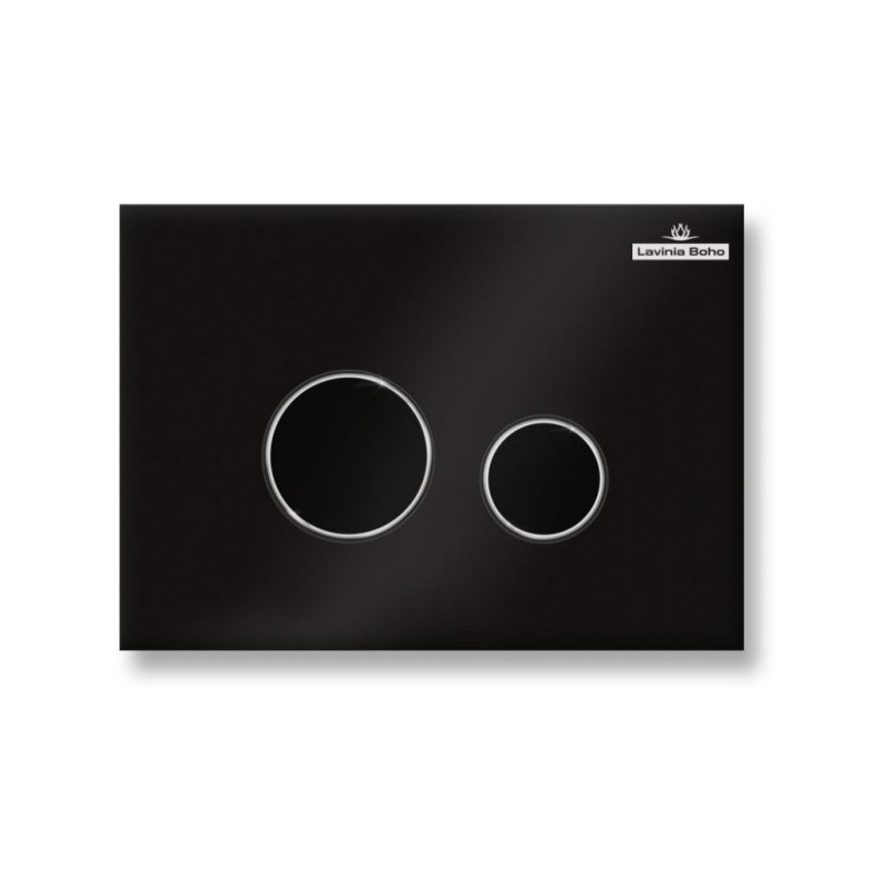 Кнопка смыва Lavinia Boho RelFix 3805004B черный / хром