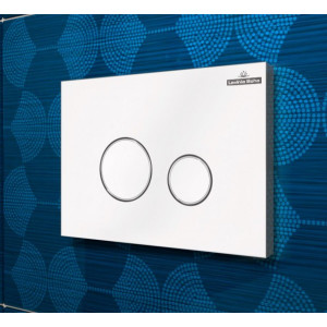 Кнопка смыва Lavinia Boho Relfix 3805004W белый / хром на стене